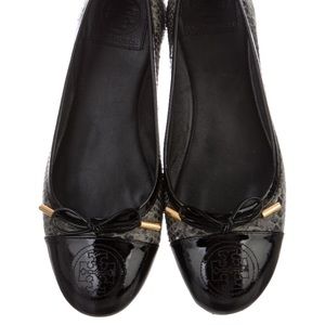 Tory Burch Snakeskin Flats